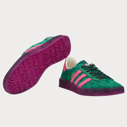 Ad (WMNS) x GC Gazelle 'Green GG Monogram'